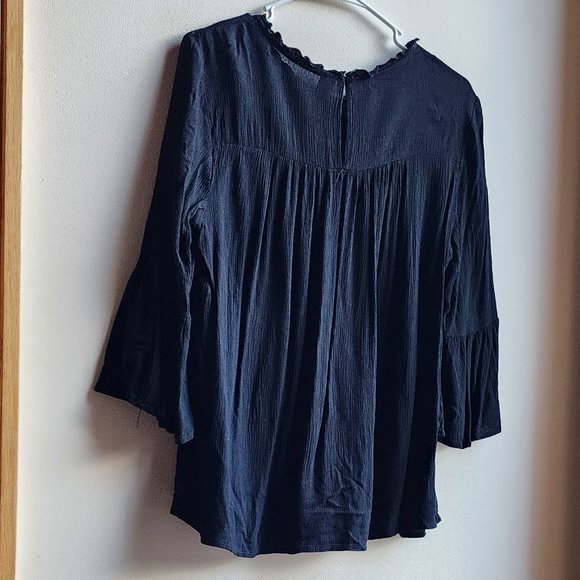 Old Navy Black Peasant Jersey Size Medium - Picture 10 of 13